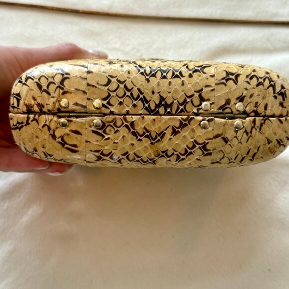 Gorgeous Vintage Le Ann Python Purse - Picture 9 of 11